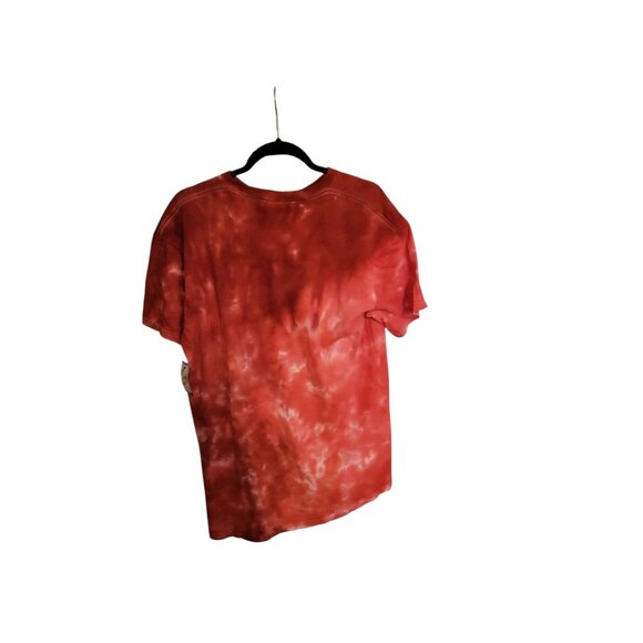 Men's Miami Heat '47 Red Vintage Tie Dye Tubular T-Shirt Men's Size Large NWT - Picture 4 of 10